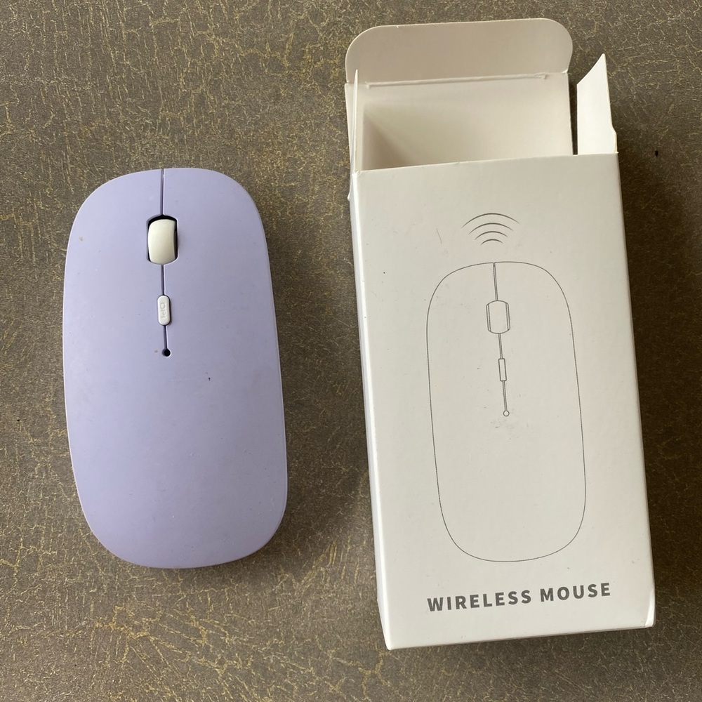 Purple Wireless Bluetooth Mouse - Picture 3 of 5
